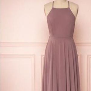Purple Floor length dress